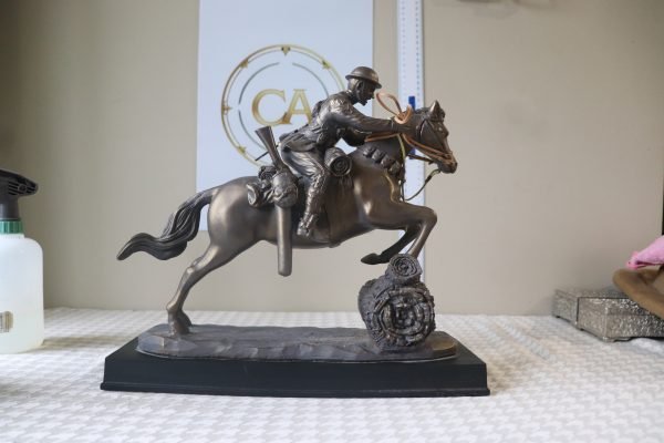 Statue "Leap of Faith" Australian light horse in France - Image 2