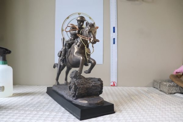 Statue "Leap of Faith" Australian light horse in France - Image 3