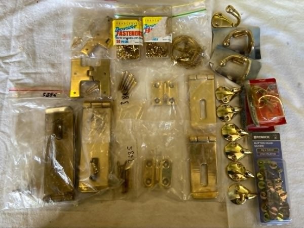 Hinges Fasteners and Hooks