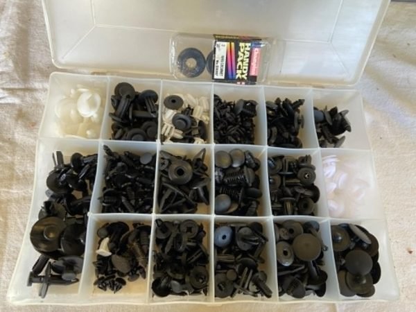 Tray of Trim Clips & Plugs
