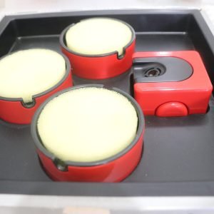 Braun Ashtray Lighter Set